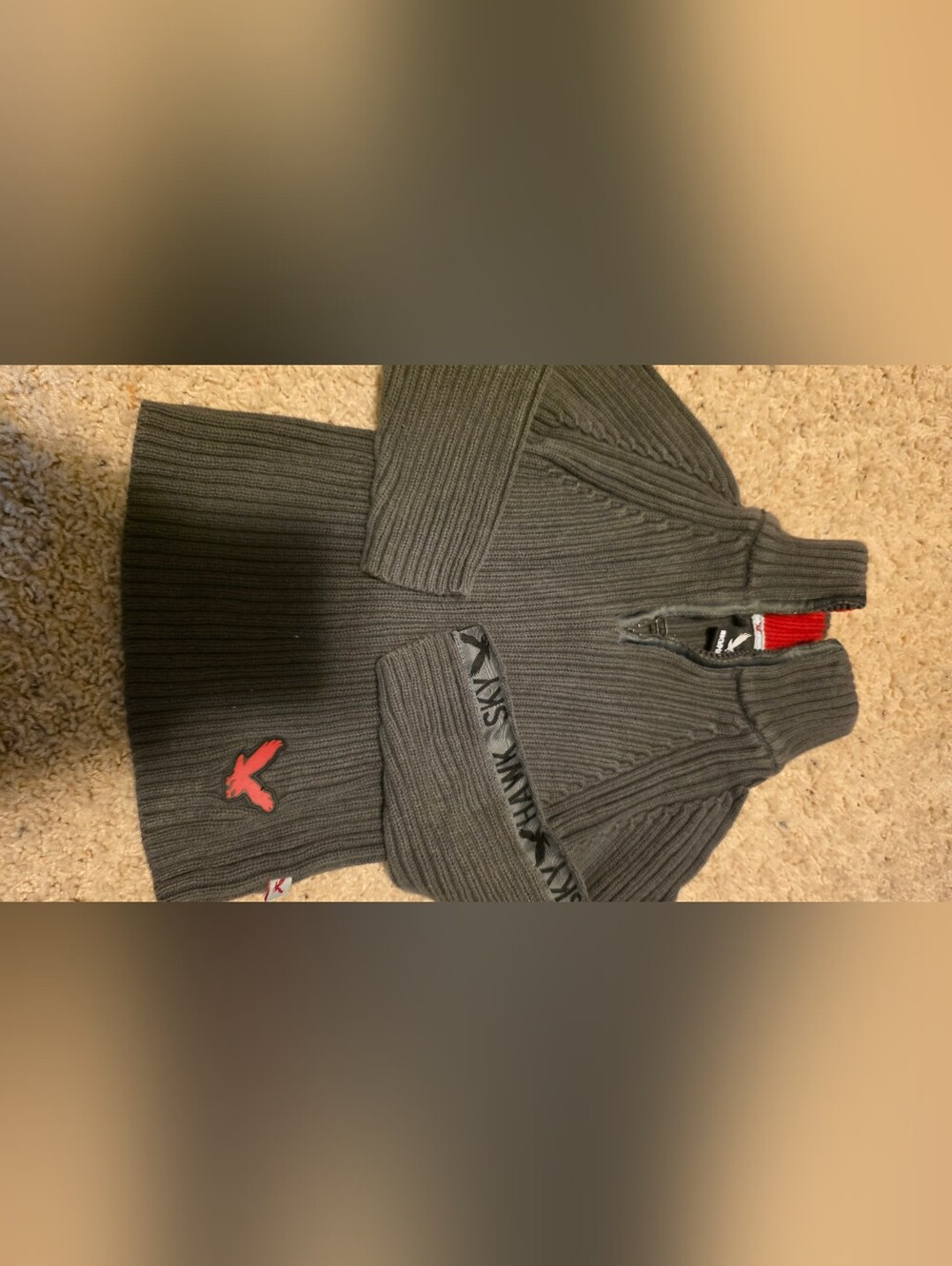 4/$25 Deal! Blackhawk Ribbed Half-Zip Sweater